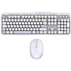 MOBILITY LAB Tastiera e mouse wireless, design ergonomico - 2,4 GHz - Sensore ottico - Nero
