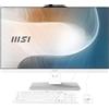 MSI PC All-in-One MSI 27" FHD, Intel Core i7-150U, 16 GB di RAM, 1 TB di memoria, base regolabile, tastiera e mouse inclusi, bianco