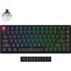 Keychron K2 QMK Wireless Mechanische Tastatur (Versione 3), ANSI US, sostituibile a caldo, retroilluminazione RGB, telaio in alluminio, interruttore tattile marrone K2X-J3