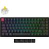 Keychron K2 QMK Wireless Mechanische Tastatur (Versione 3), ANSI US, sostituibile a caldo, retroilluminazione RGB, telaio in alluminio, interruttore tattile a banana K2X-J4