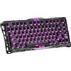 GravaStar Mercury V75 Lite Mechanische Tastatur, interruttori magnetici, Gaming ANSI US, nero trasparente