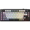 ROYAL KLUDGE RK L75 Knight Tastiera da gioco nera Interruttore beige