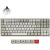 Keychron C1 Pro 8K QMK Tastiera meccanica USB, programmabile, layout QWERTY, interruttore RGB / Super Brown
