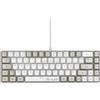 THE G-LAB Tastiera da gioco, THE G-LAB KEYZ-HYDRO-WG/FR, 60% compatta, AZERTY, retroilluminata, grigio/bianco