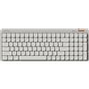 LOFREE Tastiera meccanica Lofree Flow Lite100, a basso profilo, 100 tasti, Bluetooth wireless / 2,4 GHz, layout QWERTY per Windows, Mac OS, marmo