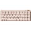 LOFREE Tastiera meccanica Lofree Flow Lite100, a basso profilo, 100 tasti, Bluetooth wireless / 2,4 GHz, layout QWERTY per Windows, Mac OS, Flamingo