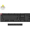 Keychron Tastiera meccanica senza fili Keychron K10 QMK versione 2, layout QWERTY, retroilluminazione bianca / Keychron Super Switch / Banana