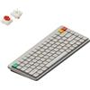 NuPhy Node 75 Tastiera meccanica wireless Low-Profile QWERTY US / Lunar White / Red nano