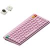NuPhy Node 75 Tastiera meccanica wireless Low-Profile QWERTY US / Rosa chiaro / Marrone nano