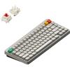 NuPhy Node 75 Tastiera meccanica wireless QWERTY US a profilo alto / Lunar White / Red Max