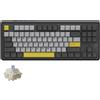 StarTech AK870 - Tastiera meccanica da gioco - Wireless 2,4 GHz - 88 tasti - Layout inglese - Con batteria ricaricabile - Nero