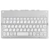 Zelurxx Tastiera Bluetooth pieghevole ZELURXX con supporto, wireless, ultrasottile, silenziosa, compatibile con iPad/tablet/cellulare/laptop, ricaricabile, portatile, argento