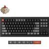Keychron Tastiera meccanica wireless Keychron V3 Ultra 8K QWERTY US completamente assemblata con manopola / Nero / Switch Keychron Silk POM - Rosso
