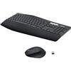 LOGITECH Set tastiera e mouse wireless Logitech MK850, AZERTY, nero