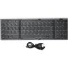 Gistuch Tastiera Bluetooth pieghevole con tastierino numerico, 81 tasti, alimentata a batteria, interfaccia Type-C, formato tascabile per PC
