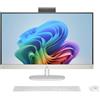 HP PC All-in-One HP 24-cr0090nf, schermo IPS FHD da 23,8 pollici, Ryzen 5 7520U, 16 GB di RAM, SSD da 512 GB, Windows 11, tastiera e mouse wireless