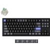 Keychron Tastiera Keychron Q3 HE 8K con interruttori magnetici, punto di azionamento regolabile, app web Launcher, struttura interamente in metallo con tasti in PBT per Mac, Windows e Linux, nera