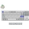 Keychron Tastiera Keychron Q3 HE 8K con interruttori magnetici, punto di azionamento regolabile, app web Launcher, struttura interamente in metallo con tasti in PBT per Mac, Windows e Linux, bianca