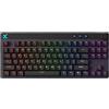 StarTech Tastiera meccanica da gaming - TKL 88 tasti - Interruttori magnetici ad effetto Hall - Wireless a 2,4 GHz - Manopola del volume - ARGB - Layout inglese - Nero