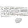 Blue Stork Set tastiera e mouse wireless BLUESTORK - 12 tasti di scelta rapida multimediali - AZERTY