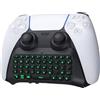 OEM Tastiera da gioco per PS5, nera con LED verdi