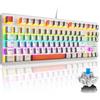OEM Tastiera da gioco meccanica con illuminazione RGB, interruttori rossi, layout QWERTY UK