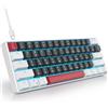 OEM Tastiera meccanica da gaming compatta con retroilluminazione a LED a 61 tasti