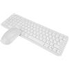 OEM Set tastiera e mouse wireless a 24 GHz, bianco