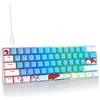 OEM Tastiera da gioco meccanica al 60% con tasti blu e rossi