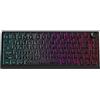 OEM Tastiera da gaming meccanica con 83 tasti, retroilluminazione RGB, tre modalità, compatibile con switch sostituibili a caldo, colore nero