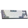 OEM Tastiera da gioco - Tastiera compatta al 60% con cavo USB - Tastiera con retroilluminazione LED RGB - QWERTY - Tastiera per PC Windows/laptop - Bianca