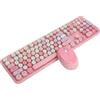 OEM Set ergonomici di tastiera e mouse wireless con 104 tasti per l'ufficio e l'uso domestico