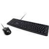 OEM Tastiera combinata - Tasti soft-touch - 105 tasti - Nera - Set per l'ufficio domestico