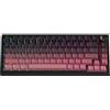 OEM Set di tastiera da gioco meccanica con 83 tasti, retroilluminazione RGB, tre modalità, hot-swappable, nera e rosa