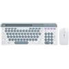 StarTech Tastiera e mouse - Set wireless - Modalità duale Bluetooth + 2,4 GHz - Ricaricabili - Tasti silenziosi - Accoppiamento multi-dispositivo - Bianco