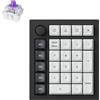 Keychron Q0 HE QMK Wireless Number Pad: tastierino numerico magnetico wireless, 2,4 GHz/Bluetooth 5.1, funzione Quick Trigger, RGB, programmabile con QMK, nero