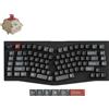 Keychron Tastiera meccanica wireless Keychron V10 Ultra 8K QWERTY US completamente assemblata con manopola / Nero / Switch Keychron Silk POM - Rosso