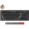 Keychron Tastiera meccanica wireless Keychron V5 Ultra 8K QWERTY US completamente assemblata con manopola / Nero / Switch Keychron Silk POM - Marrone
