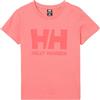 Helly Hansen Kinder Unisex K HH Logo T-Shirt 2.0, Coral Almond, 104