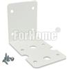 Staffa singola di montaggio con viti contenitori standard housings 20 per cod. 02001004-02 (or)