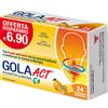 F&F Srl Gola act miele arancia 24 compresse orosolubili