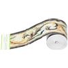 QWUUYEC Wallpaper Border Trim, Adesivo Murale Autoadesivo, PVC Resistente, 5x500cm - Facilità di Applicazione, Design Decorativo, Ideale per Cucina e Bagno