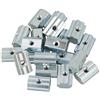 Tyenaza 20pcs dadi con scanalatura a T Dado con testa a martello M3 M4 M5 M8 Dado con testa a martello per accessori per profili in alluminio(National standard slider nut 40 type M6)
