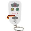 SCHWAIGER 'Schwaiger hgc100 532 RF Wireless Premere i pulsanti Bianco Telecomando - Telecomandi (RF senza fili, Bianco, sistema di sicurezza, Plastica, Schwaiger Green Guard System, Prema i pulsanti)
