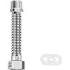 ROKZELT 304 Tubo Acciaio Inox, Flessibile In Acciaio, Tubo Flessibile in Acciaio Inox 3/4 Lunghezza 300 mm, Tubo di Collegamento, Raccordo Flessibile per Acqua