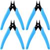AIOUHMYM 4 Pz Pinze per Taglierine di Precisione, Tronchesino Modellismo Elettronica, Taglierino di Precisione Piccolo, Tronchese per Ferro Filo, Tronchesi Diagonali, Tronchesina a Taglio Laterale