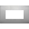Vimar 19654.16 ARKÉ Placca Classic 4M, 14,45 x 9 x 0,86 cm, Alluminio, Lava