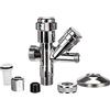Grohe 41073000 - Chiave multipla da 1/2, cromata, 27 x 25,5 x 18,5 cm