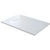 Arreditaly Piatto Doccia Spessore 2.6 Cm In Resina Effetto Pietra Stone Ardesia Antiscivolo Filopavimento Riducibile Indistruttibile Arredo Bagno Con Griglia Di Copertura 80 x 180 x 2.6 Cm Bianco