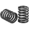 Mtjujuswo Molla di compressione a Y in acciaio per molle 65Mn, Lunghezza 25mm Diametro esterno 17mm Diametro del filo 1.4mm, 10 pezzi, Nero, 1.4x17x25mm